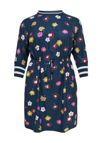 Only Carmakoma, Damen Kleid, Blau / Mischfarben
