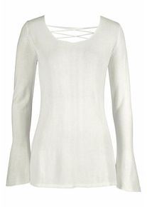 Lascana, Damen Strandpullover, Offwhite