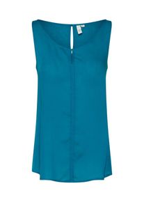 Q/S Designed By, Damen Top, Taubenblau