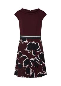 s.Oliver BLACK LABEL, Damen Kleid, Aubergine / Mischfarben