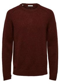 Selected Homme, Herren Strickpullover, Burgunder