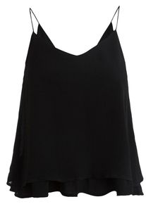 Pieces, Damen Ärmellose Sommer-Bluse, Schwarz