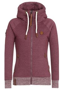 Naketano, Damen Sweatjacke 'Every world knows it', Bordeaux