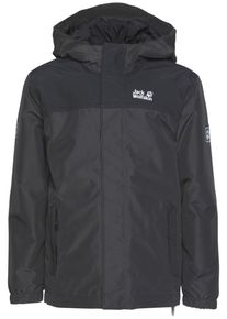 Jack Wolfskin, Outdoorjacke 'KAJAK FALLS', Anthrazit / Schwarz