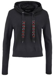 AJC, Damen Strickpullover, Schwarz