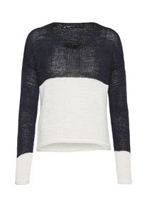 Only, Damen Pullover 'onlGABBI', Nachtblau / Offwhite