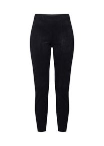 Only, Damen Hose 'onlJULIE BONDED FAUX SUEDE LEGGINGS OTW', Schwarz