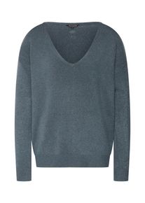 Review, Damen Pullover, Petrol