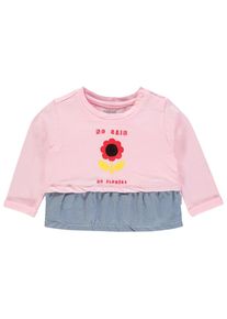Noppies, Mädchen Shirt 'Riverview', Nachtblau / Altrosa / Weiß
