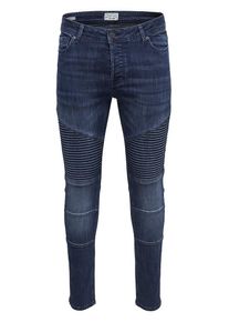 Only & Sons Only & Sons, Herren Jeans 'Spun Biker med blue', Blue Denim