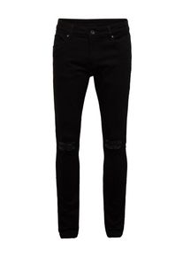 Urban Classics, Herren Jeans, Black Denim