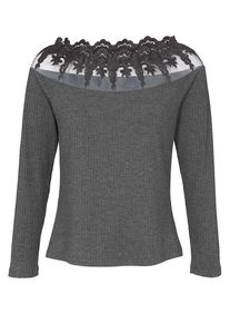 Heine, Damen Shirt, Dunkelgrau