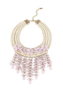 sweet deluxe, Damen Collier, Beige / Rosa