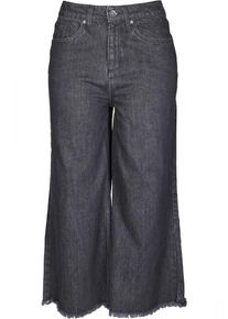 Urban Classics, Damen Denim 'Culotte', Black Denim