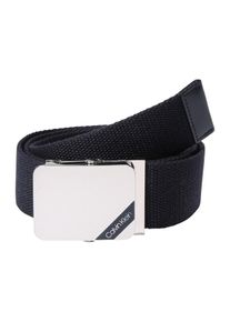 Calvin Klein, Herren Gürtel '4CM ADJ. WEBBING PLAQUE BELT', Navy