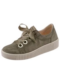 Gabor, Damen Plateausneaker, Oliv