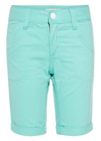 name it, M&auml;dchen Lange Slim Fit Shorts, T&uuml;rkis