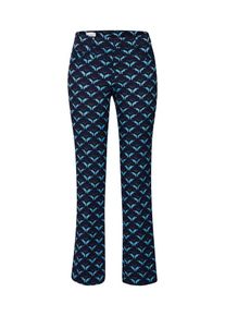 RENÉ LEZARD, Damen Hosen 'F039S', Türkis / Ultramarinblau