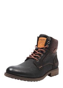 Tom Tailor, Herren Schn&uuml;rstiefel, Braunmeliert / Bronze / Schwarz