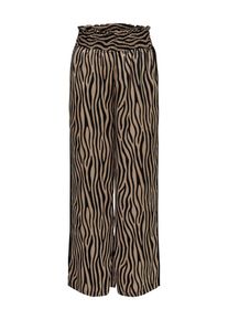 Only, Damen Hose 'Zebra', Pastellorange / Schwarz