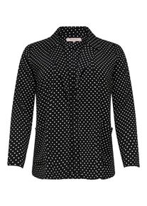 Only Carmakoma, Damen Blazer, Schwarz / Weiß