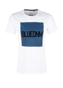s.Oliver RED LABEL, Herren T-Shirt, Himmelblau / Schwarz / Weiß