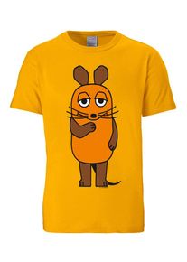 logoshirt, Herren T-Shirt 'Maus - Die Sendung mit der Maus', Gelb