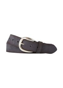 Tom Tailor, Damen Ledergürtel, Navy / Silber
