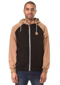 Iriedaily, Herren Jacke 'Flag Swing', Camel / Schwarz