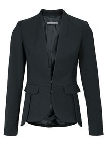 Heine, Damen Schößchenblazer, Schwarz