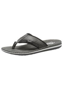 Rieker, Herren Zehentrenner, Grau / Schwarz