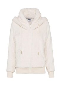 Urban Classics, Damen Sweatjacke 'Teddy', Creme