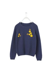 Vertbaudet, M&auml;dchen Pullover, Blau / Gelb