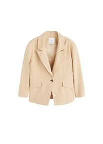 Mango, Damen Blazer 'Galan-I', Beige