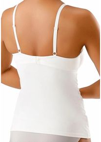 Lascana, Damen Schalen-BH-Hemd, Perlwei&szlig;