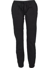 Urban Classics, Damen Hose 'Ladies Biker', Schwarz