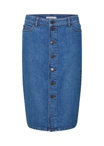 Esprit, Damen Rock 'OCS HR A SHAPE SKIRT', Blue Denim