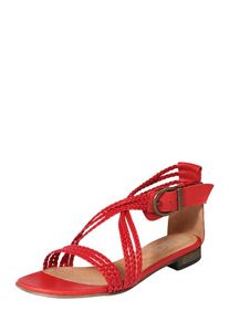 Heine, Damen Sandaletten, Rot