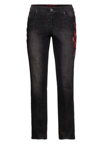 sheego Denim, Damen Denim Stretch-Jeans, Schwarz