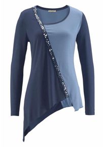 Boysen's BOYSEN'S, Damen Zipfelshirt, Marine / Taubenblau