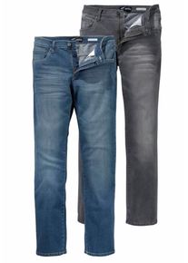 Arizona, Herren Stretch-Jeans 'Willis' (Packung, 2 tlg.), Blau / Graphit