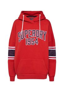Superdry, Damen Sweatshirt, Navy / Rot / Weiß