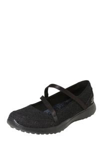 Skechers, Damen Mary Janes mit Spitzenbesatz, Schwarz