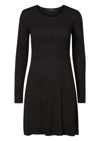 Véro Moda VERO MODA, Damen Lässiges Kleid mit langen Ärmeln, Dunkelgrau