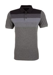 s.Oliver RED LABEL, Herren Poloshirt, Grau / Graphit / Dunkelgrau