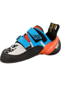 La Sportiva, Damen Otaki Kletterschuhe, Blau / Orange / Schwarz