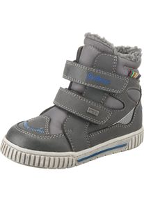 BE MEGA, Winterstiefel, Royalblau / Hellgelb / Grau / Grey Denim