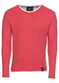 Key Largo, Herren Pullover 'MSW SARASOTA round', Rot