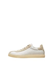 Selected Homme, Herren Sportschuhe, Hellbeige / Weiß
