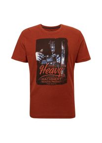 Tom Tailor, Herren T-Shirt, Rostrot